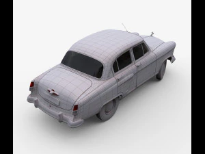 Gaz m 21 volga 3D Model