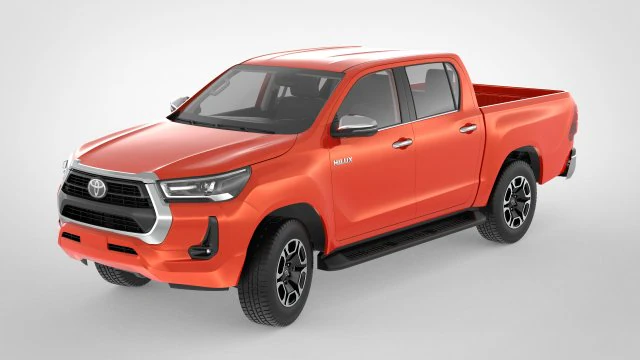 toyota hilux double cab 4wd 2020 Model 3D .c4d .max .obj .3ds .fbx .stl .blend 