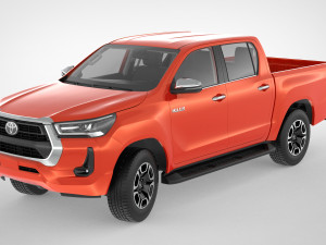 toyota hilux double cab 4wd 2020 3D Model