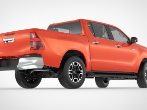 toyota hilux double cab 4wd 2020 3D Модель