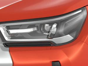 toyota hilux double cab 4wd 2020 Model 3D