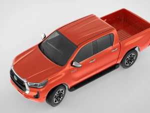 toyota hilux double cab 4wd 2020 Model 3D