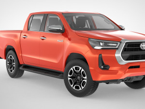toyota hilux double cab 4wd 2020 3D Модель