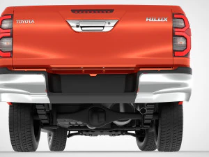 toyota hilux double cab 4wd 2020 Model 3D