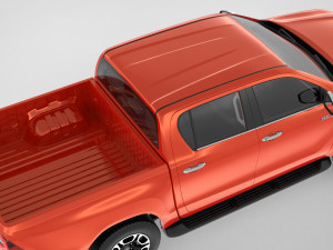 toyota hilux double cab 4wd 2020 3D Модель