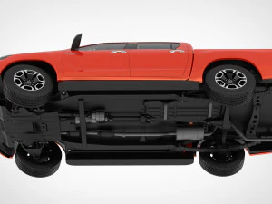 toyota hilux double cab 4wd 2020 Model 3D