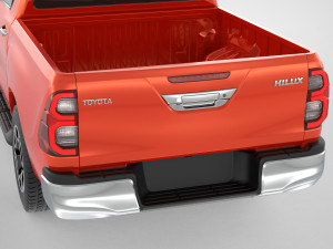 toyota hilux double cab 4wd 2020 3D Модель