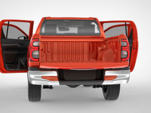 toyota hilux double cab 4wd 2020 3D Модель