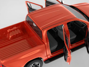 toyota hilux double cab 4wd 2020 Model 3D