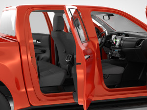 toyota hilux double cab 4wd 2020 3D Модель