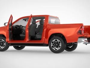 toyota hilux double cab 4wd 2020 Model 3D