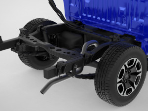 toyota hilux double cab 4wd 2020 3D Модель