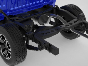 toyota hilux double cab 4wd 2020 3D Модель