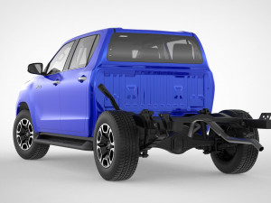 toyota hilux double cab 4wd 2020 3D Модель