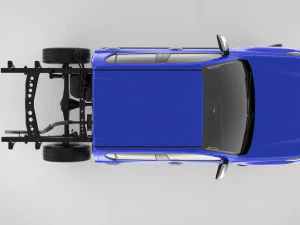 toyota hilux double cab 4wd 2020 Model 3D