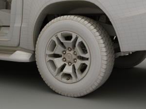 toyota hilux double cab 4wd 2020 3D Модель