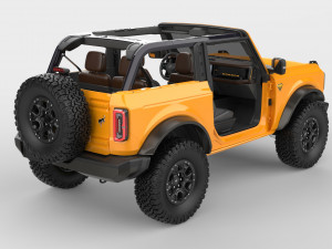 2021 ford-bronco 4-door 2-door Modèle 3D