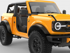 2021 ford-bronco 4-door 2-door Modèle 3D
