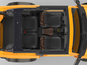 2021 ford-bronco 4-door 2-door Modèle 3D