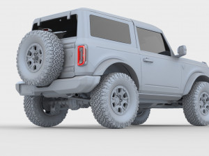 2021 ford-bronco 4-door 2-door Modèle 3D