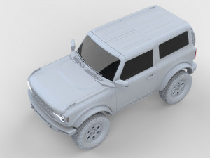 2021 ford-bronco 4-door 2-door Modèle 3D