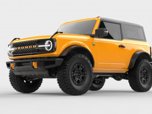 2021 ford-bronco 4-door 2-door Modèle 3D