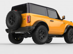 2021 ford-bronco 4-door 2-door Modèle 3D