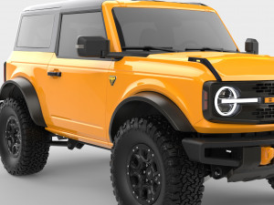 2021 ford-bronco 4-door 2-door Modèle 3D