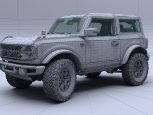 2021 ford-bronco 4-door 2-door Modèle 3D
