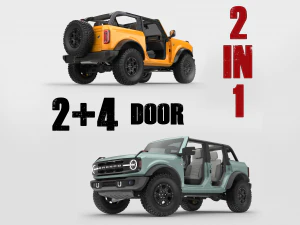 Ford bronco 4 pintu 2 pintu 2021 Model 3D