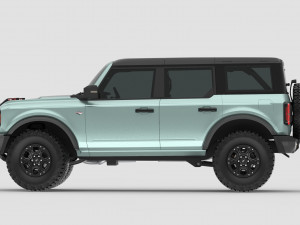 2021 ford-bronco 4-door 2-door Modèle 3D