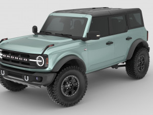 2021 ford-bronco 4-door 2-door Modèle 3D