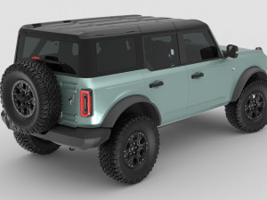 2021 ford-bronco 4-door 2-door Modèle 3D