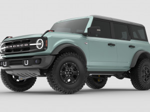 2021 ford-bronco 4-door 2-door Modèle 3D