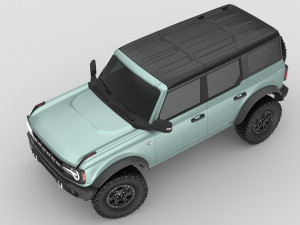 2021 ford-bronco 4-door 2-door Modèle 3D
