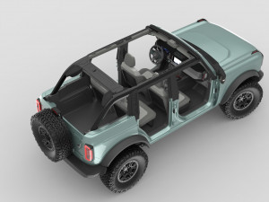2021 ford-bronco 4-door 2-door Modèle 3D