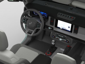 2021 ford-bronco 4-door 2-door Modèle 3D