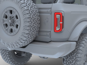 2021 ford-bronco 4-door 2-door Modèle 3D