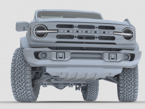 2021 ford-bronco 4-door 2-door Modèle 3D