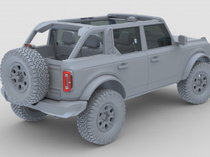2021 ford-bronco 4-door 2-door Modèle 3D
