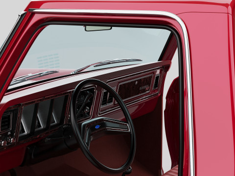 Pickup F250 Single Cab Mk2 1973 1976 1978 3D 模型
