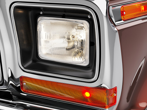 Pickup F250 Super Cab Mk2 1973 1976 1978 3D 모델