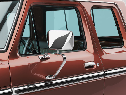 Pickup F250 Super Cab Mk2 1973 1976 1978 3D 모델