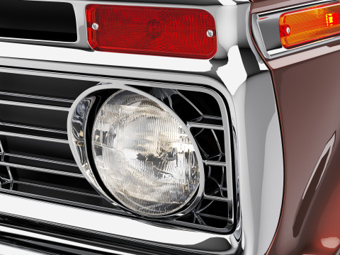 Pickup F250 Super Cab Mk2 1973 1976 1978 3D 모델