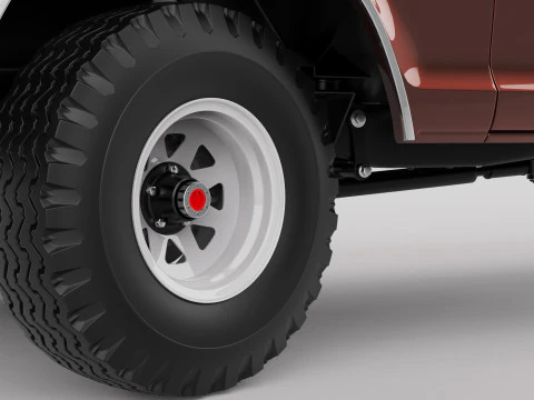 Pickup F250 Super Cab Mk2 1973 1976 1978 Model 3D