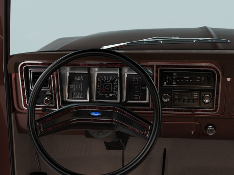 Pickup F250 Super Cab Mk2 1973 1976 1978 3D 모델