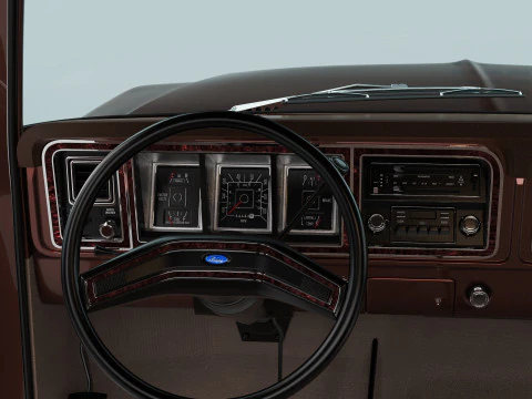 Pickup F250 Super Cab Mk2 1973 1976 1978 Model 3D