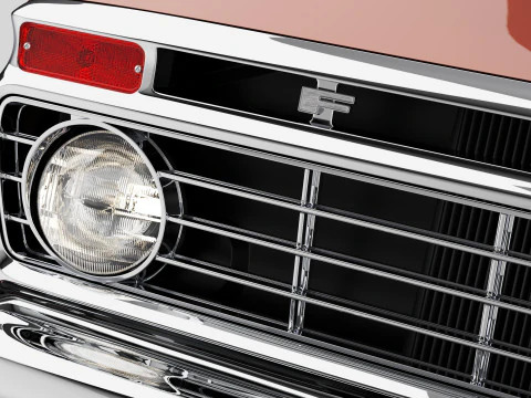 Pickup F250 Super Cab Mk2 1973 1976 1978 Model 3D