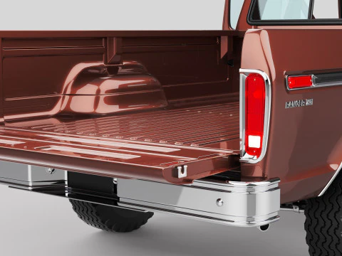 Pickup F250 Super Cab Mk2 1973 1976 1978 Model 3D