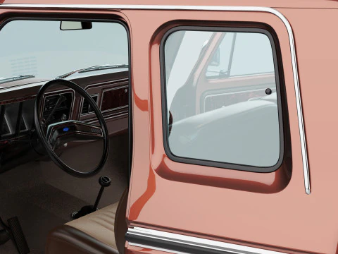 Pickup F250 Super Cab Mk2 1973 1976 1978 Model 3D